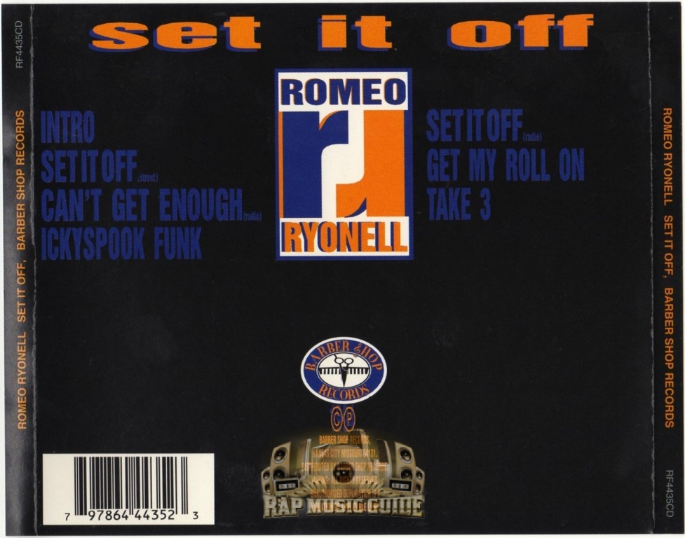 洋楽 Romeo Ryonell Set It Off g rap Romeo Ryonell - Set It Off: CD | Rap Music Guide